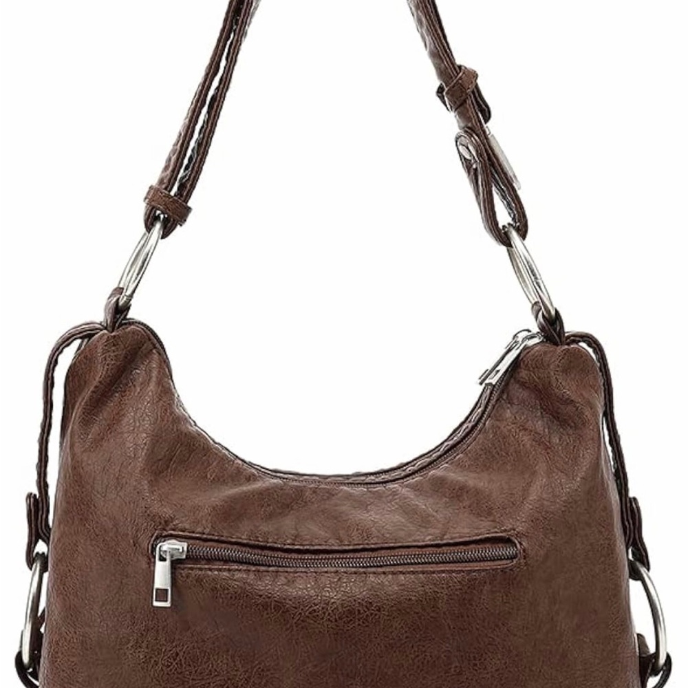 Amazon Essentials Dark Brown Shoulder Bag - image 3